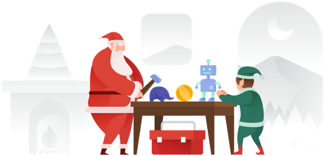 Premium Santa Claus Hitchhiking On Christmas Night - Premium Santa Claus Hitchhiking On Christmas Night (1013x450)