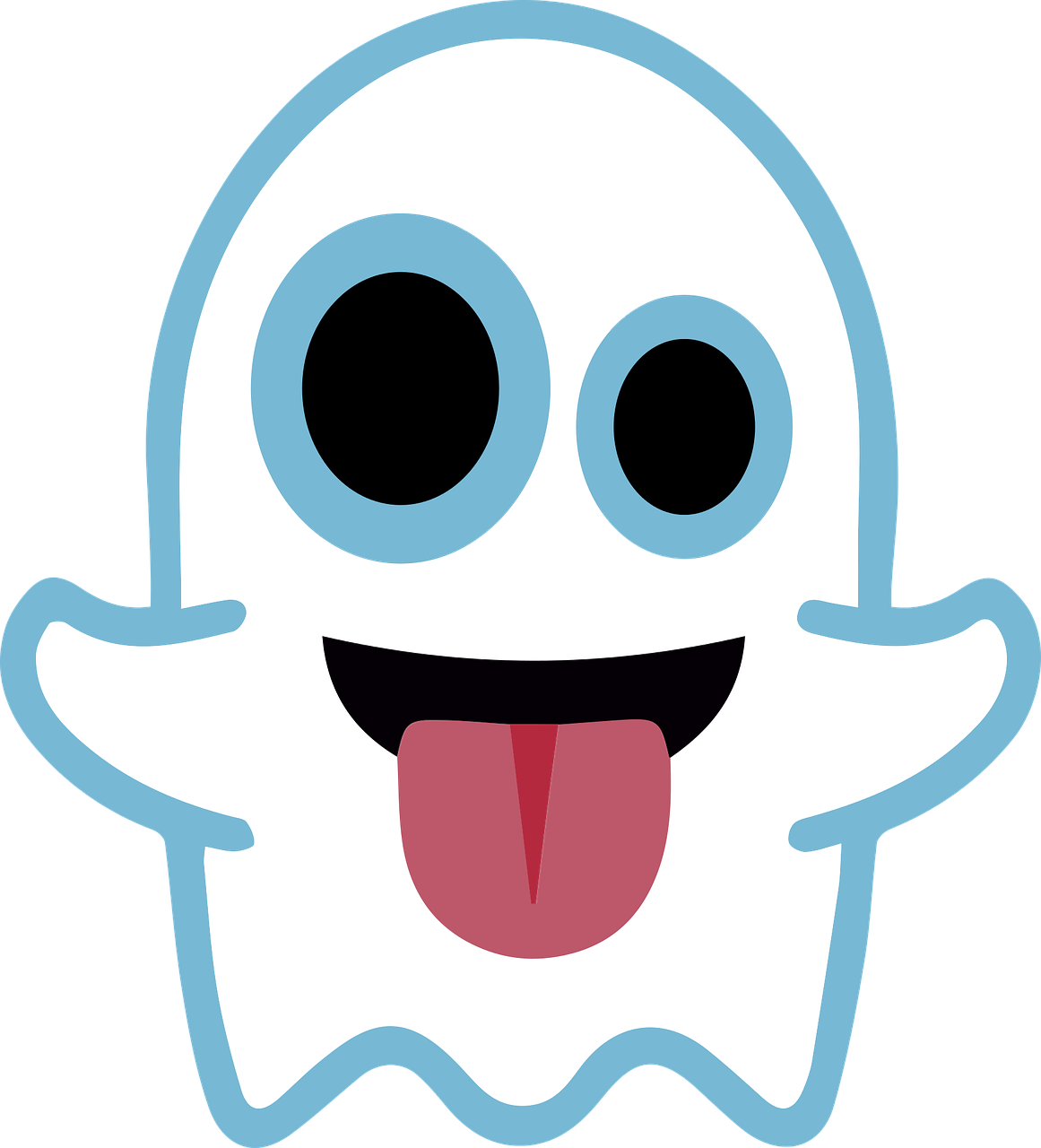 Why Not Be A Little More Creative With That Sheet And - Halloween Emoticons (1161x1280)