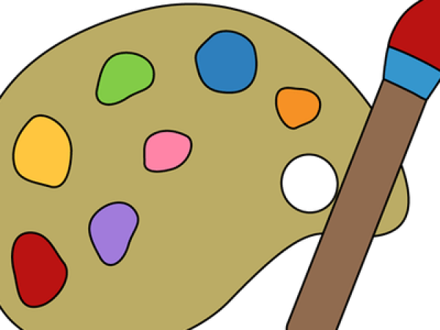 Paint Brush Clipart Child Painting - Paint Brush Clipart Child Painting (640x480)