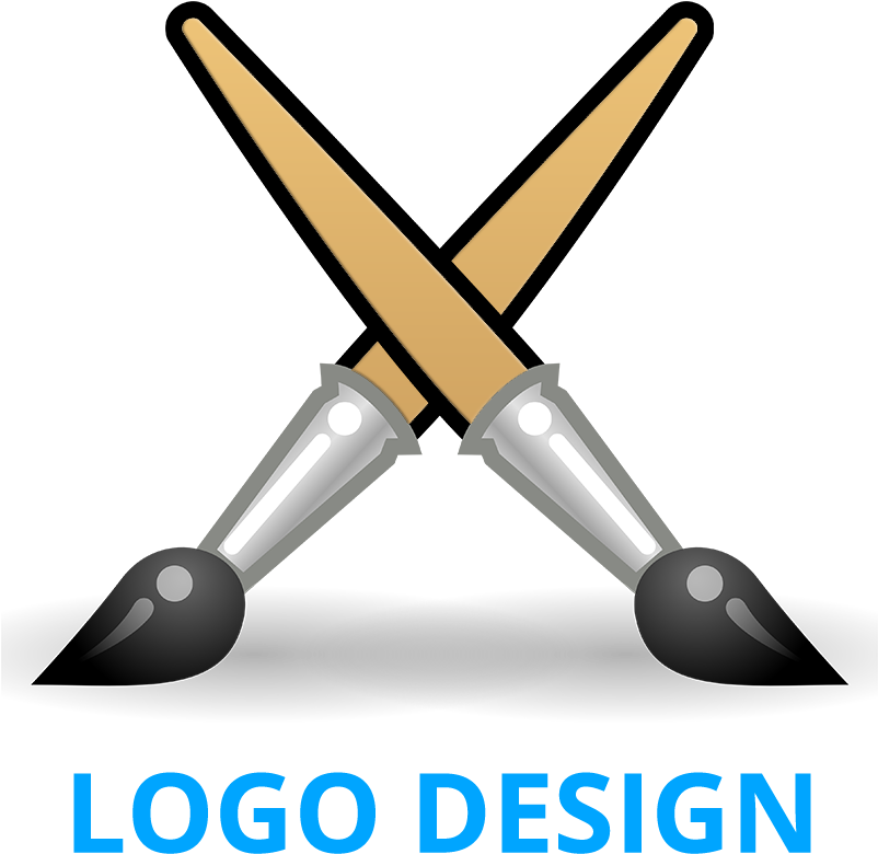 Mascot Logo Design - Brush Tool In Ms Paint (802x780)