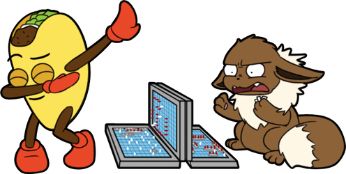 Taco Dab By Whimsy-floof - Cartoon (496x250)