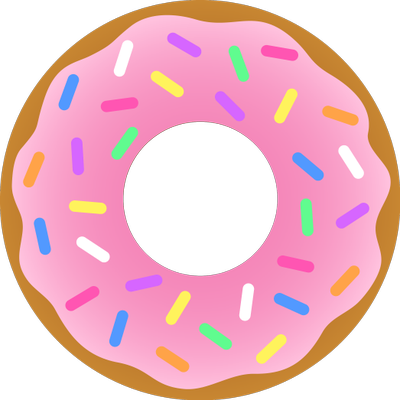 Whimsy Whispering - Donut Clip Art (400x400)