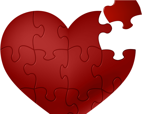 Heart Clipart Clipart Whimsical Heart - Puzzle Piece Transparent Gif (640x480)