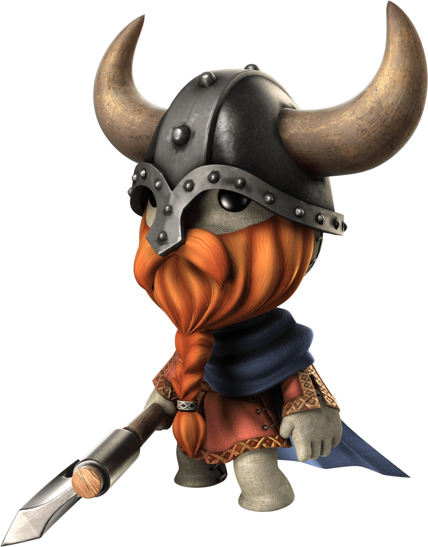 Viking Warrior Clip Art - Little Big Planet Viking (1200x1200)