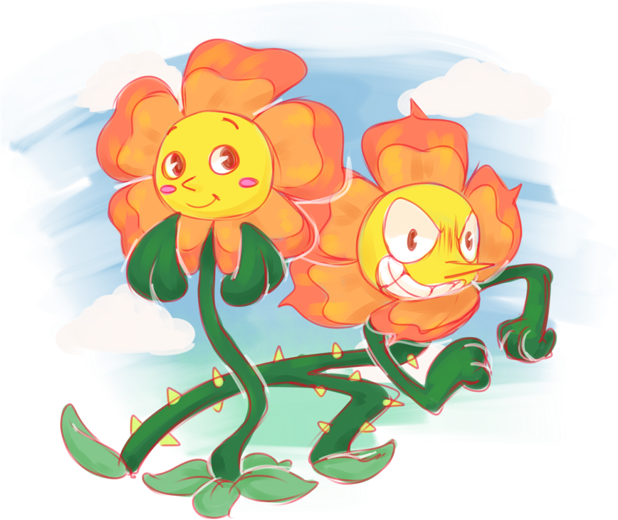 Cagney Carnation - Cartoon (1250x1094)