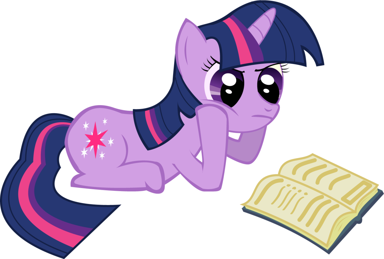 Artist Cronnox Book Reading Safe Twilight - Cartoon (1280x862)