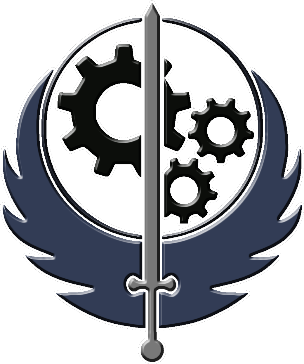 Bos Logo Fallout - Brotherhood Of Steel Logo (1100x1330)
