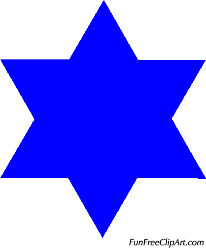 Star Of David Clipart Solid Star - Star Of David (447x518)