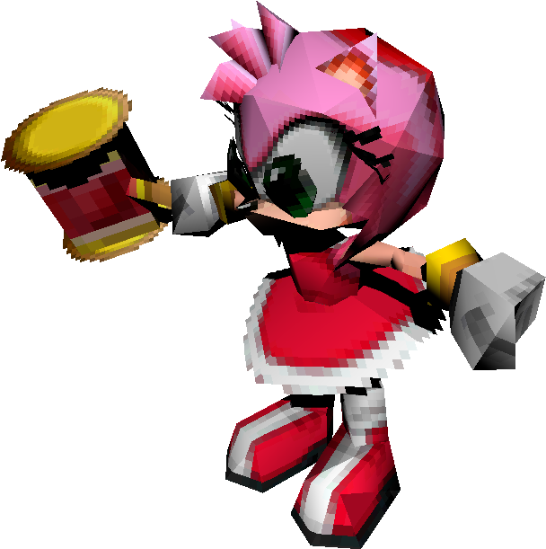Hey I Wonder What Amy's Model From The Dark Brotherhood - Sonic The Dark Brotherhood Models (750x650)