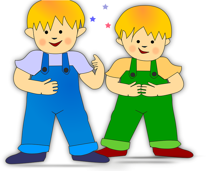 Happy Brothers Day - Boys Clipart (821x660)