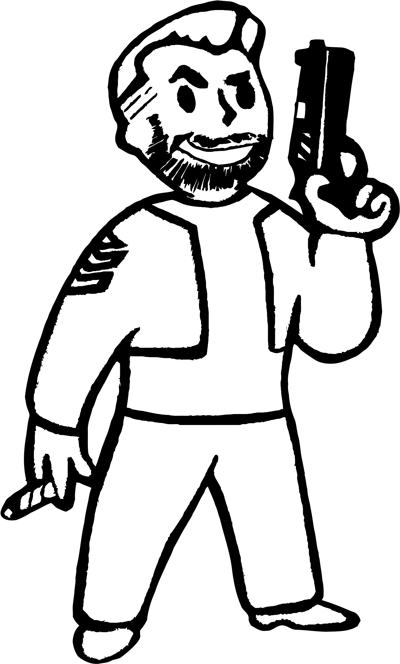 1650 X 2355 2 - Brotherhood Of Steel Sword (1650x2355)