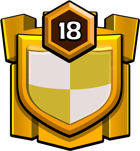 Clan Badge - Coc Level 18 Clan (512x512)