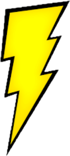 Flash Freetoedit - Lighting Bolt Png (240x534)