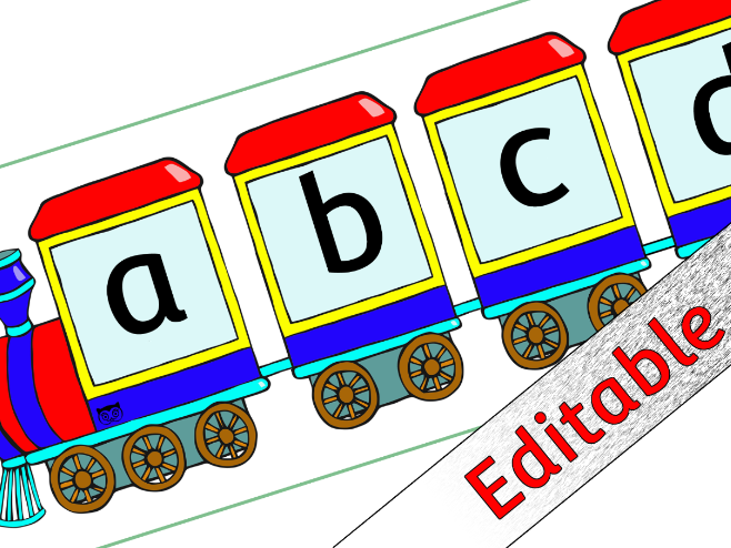 Steam Train Alphabet - Number (658x494)