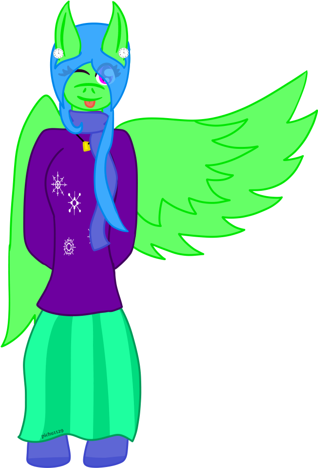 Starlight Holiday Sweater By Pichu1129 - Cartoon (800x1000)