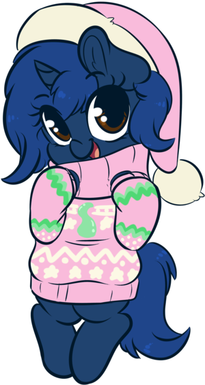 Wickedsilly, Bipedal, Christmas, Clothes, Cute, Female, - Cartoon (412x600)