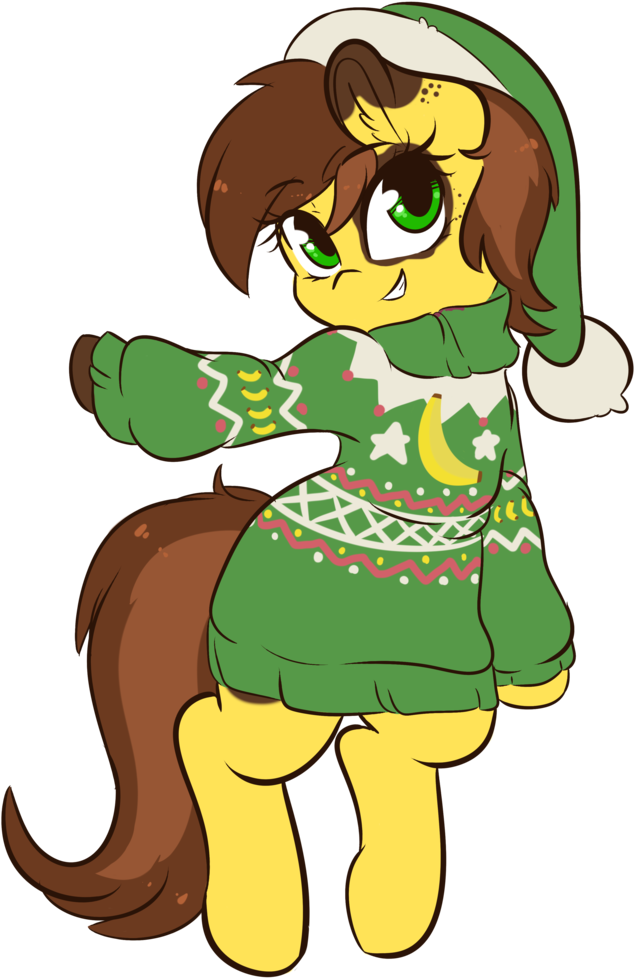 Wickedsilly, Christmas, Clothes, Earth Pony, Hat, Holiday, - Cartoon (690x1024)