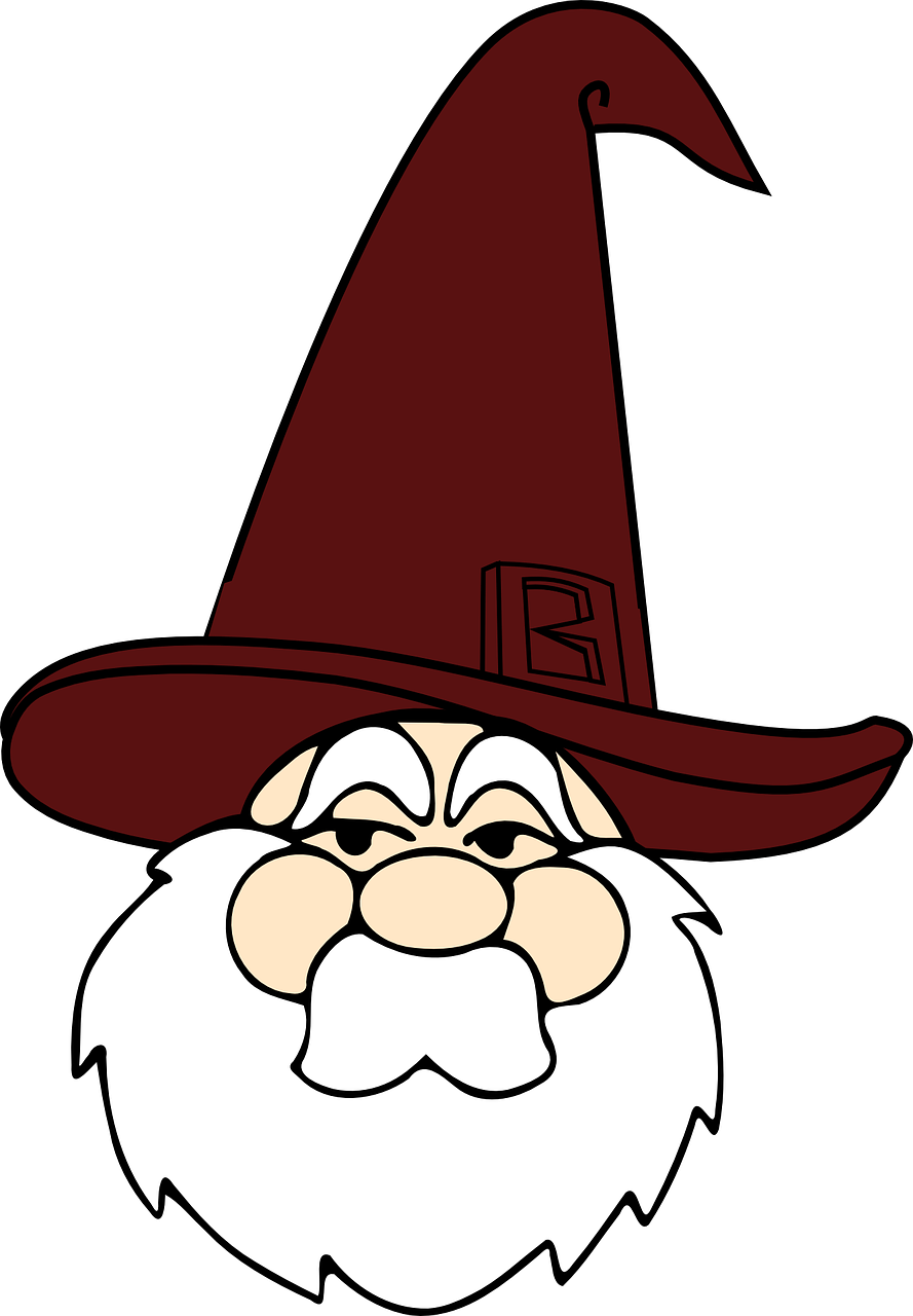Wizard,red,hat,free Vector Graphics,free Pictures, - Free Drawing Of Santa Claus (889x1280)