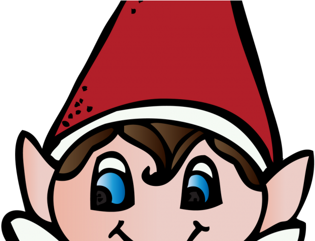 Pointed Ears Clipart Red Hat - Elf On The Shelf Clipart Png (640x480)