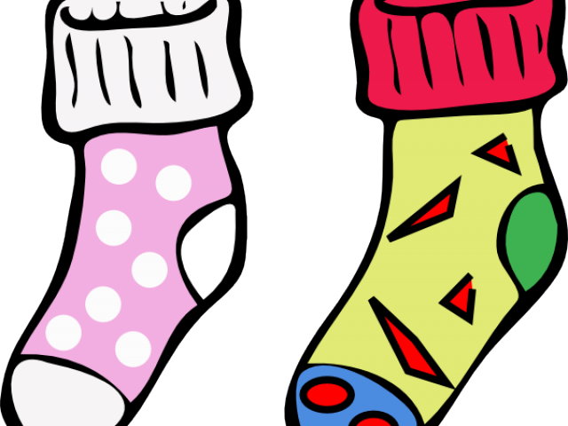 Socks Clipart Same Sock - Socks Clip Art (640x480)