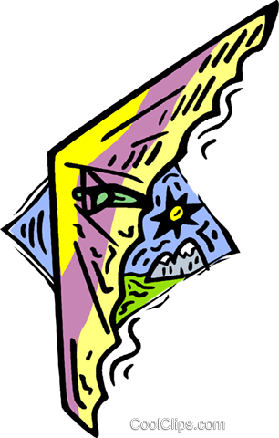 Hand Glider Royalty Free Vector Clip Art Illustration - Hand Glider Royalty Free Vector Clip Art Illustration (306x480)