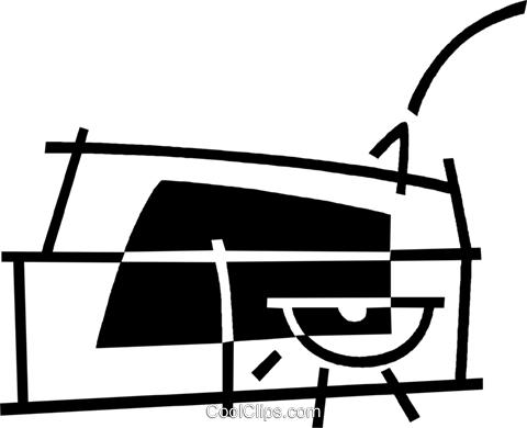 Cd-rom Drive Royalty Free Vector Clip Art Illustration - Cd-rom Drive Royalty Free Vector Clip Art Illustration (480x390)