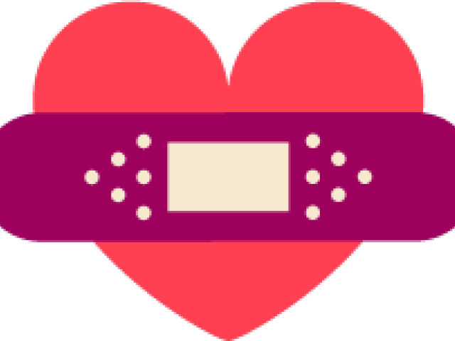 Broken Heart Clipart Hurt - Heart (640x480)