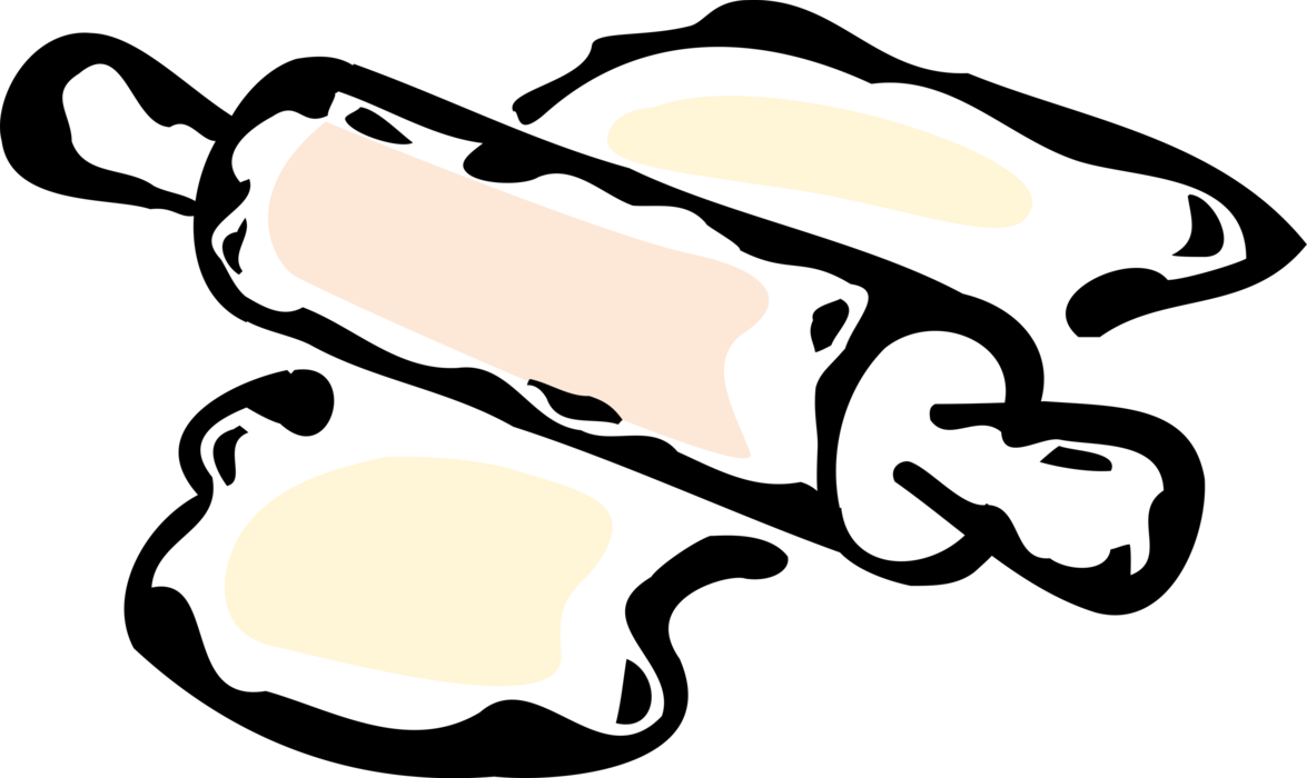 Rolling Pin Royalty Free Vector Clip Art Illustration - Rolling Pin Royalty Free Vector Clip Art Illustration (1175x700)