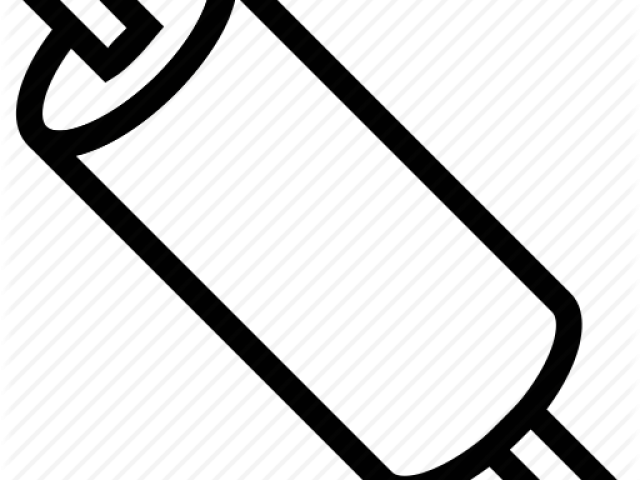 Kitchen Clipart Rolling Pin - Baking Black Clipart Png (640x480)