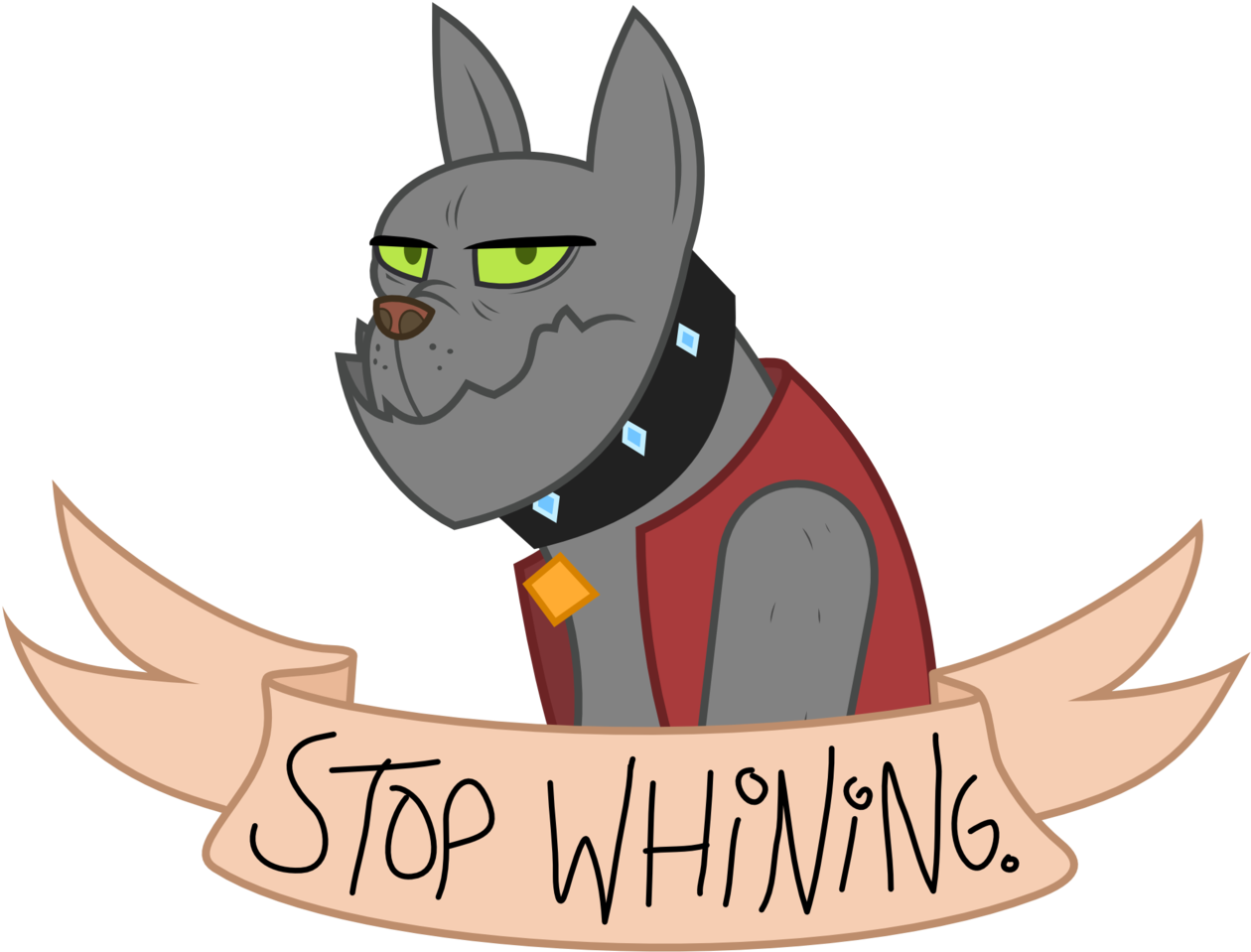 Zutheskunk Traces, Diamond Dog, Mouthpiece, Old Banner, - Cartoon (1280x979)