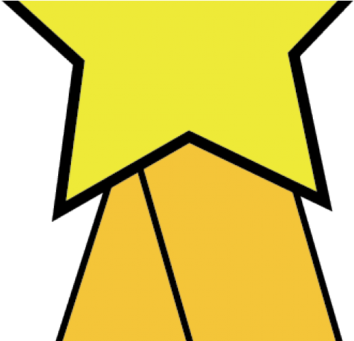 Winner Ribbon Clipart Star - Star Award Ribbon Clipart (640x480)