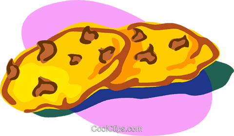 Chocolate Chip Cookie, Desert Royalty Free Vector Clip - Romanian Ministry Of Education And Research (480x279)