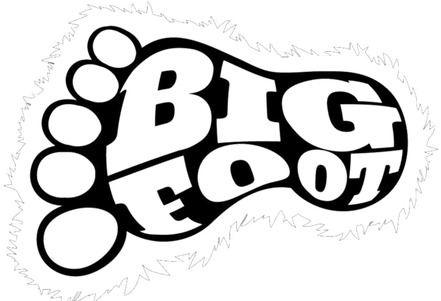 Png Black And White Library Download Wallpaper Clipart - Big Foot Drawing (450x300)