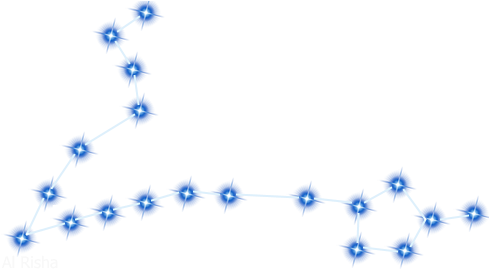 Transparent Constellations Transparent Background - Png Transparent Constellation Aries (500x350)