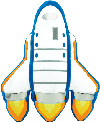 Picture Of Space Shuttle Scented Embroidered Pillow - Picture Of Space Shuttle Scented Embroidered Pillow (415x415)