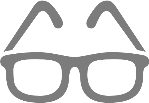 Optical Clipart Old Glass - Red Glasses Icon Png (512x512)