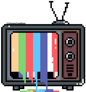 Oldtelevision 87 12 Static Drip By Crimsonscreations - Illustration (401x350)