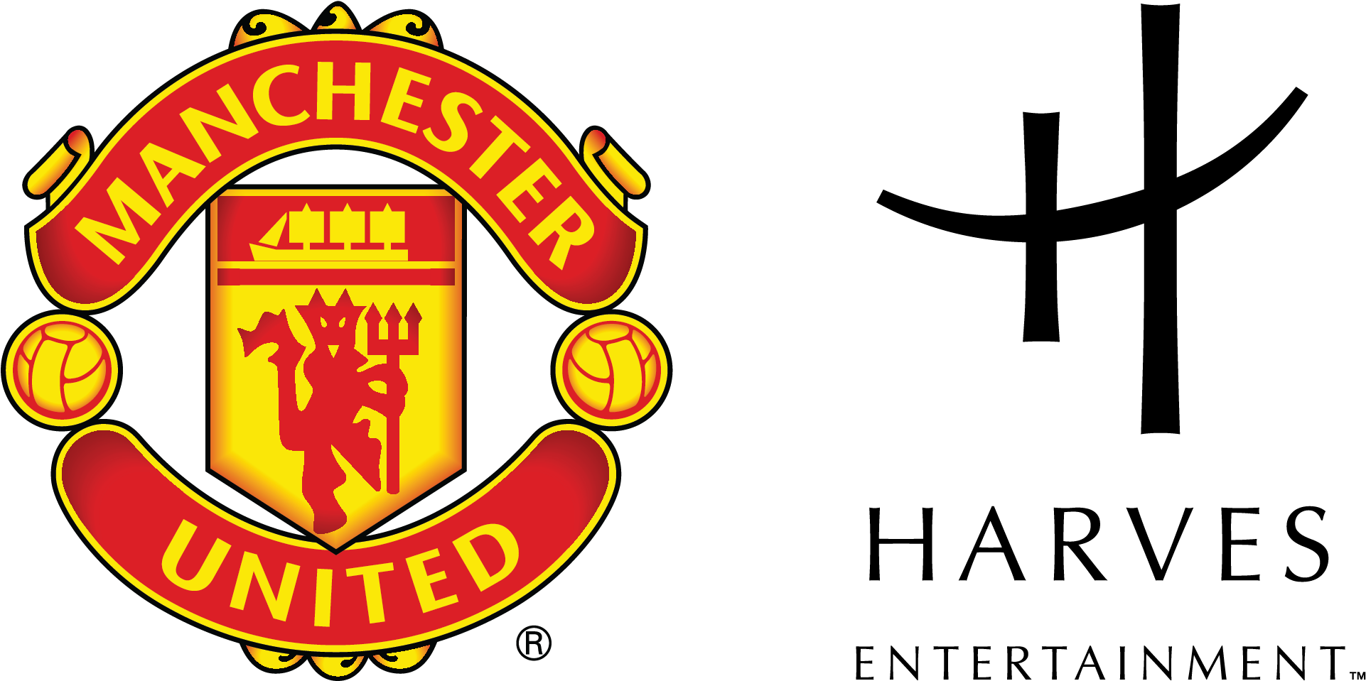 Harves Press Release - Manchester United Logo White Background (1921x996)