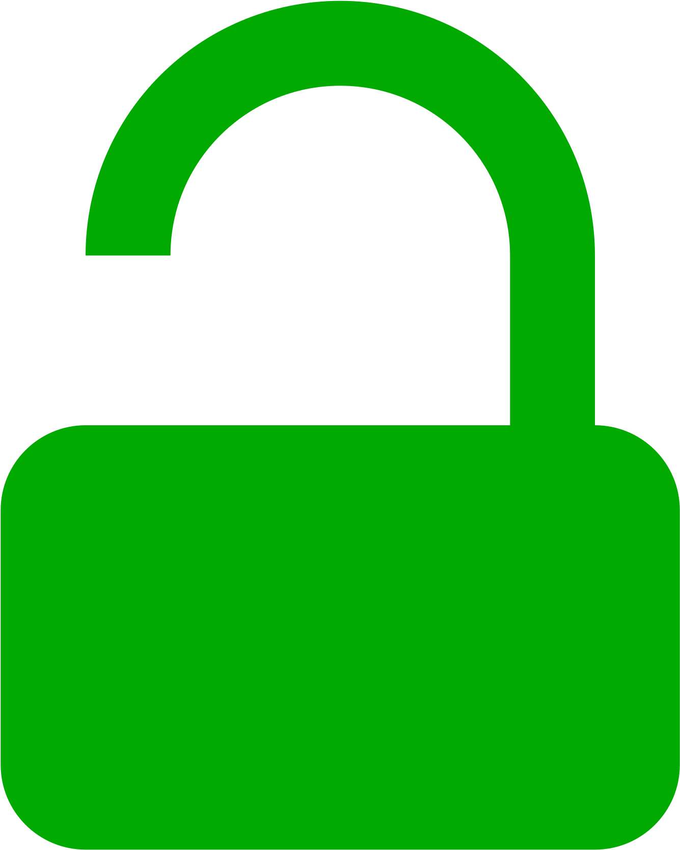 Padlock Clipart Green - Lock Green (2000x2000)