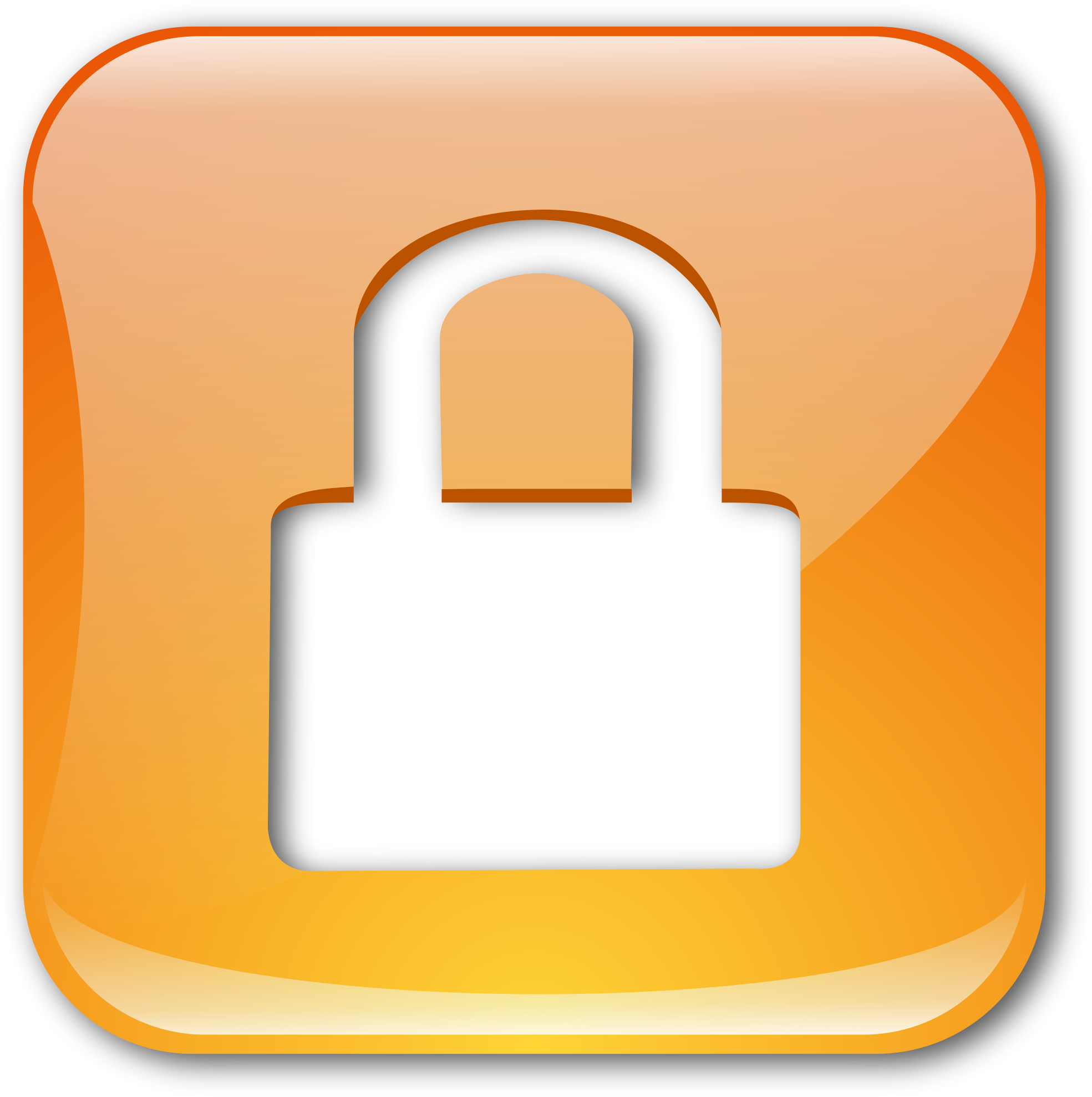 Open - Windows 10 Lock Icon (2000x2000)