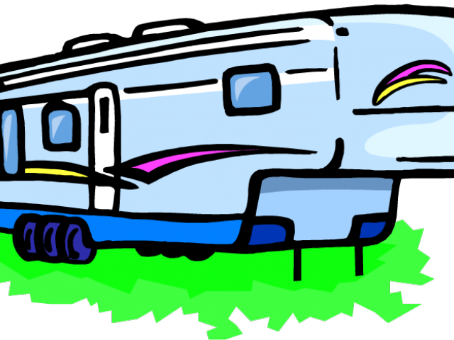 Camper Clipart Baby - 5th Wheel Clip Art (640x480)
