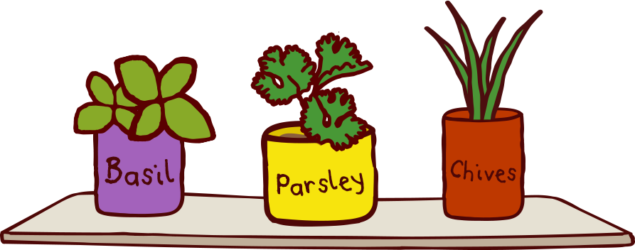 They're Easy-peasy Plants To Grow Smell Yummy - Illustration (893x352)