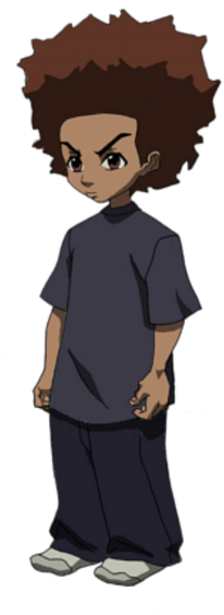 Huey Freeman As He Appears In The First Season Of Television - Huey Freeman Full Body (220x566)