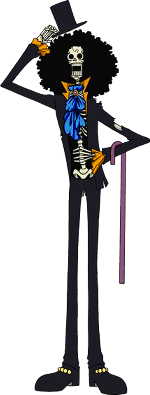 Boondocks, One Piece - Brook One Piece Character (1140x1568)