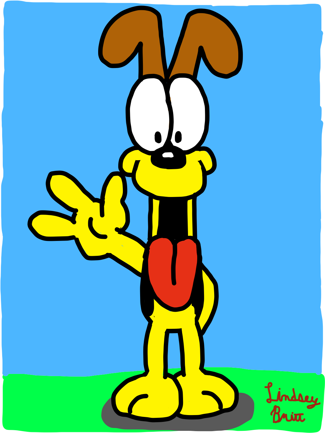 Odie Cartoon Network, Fanart, Fan Art - Cartoon (1536x2048)