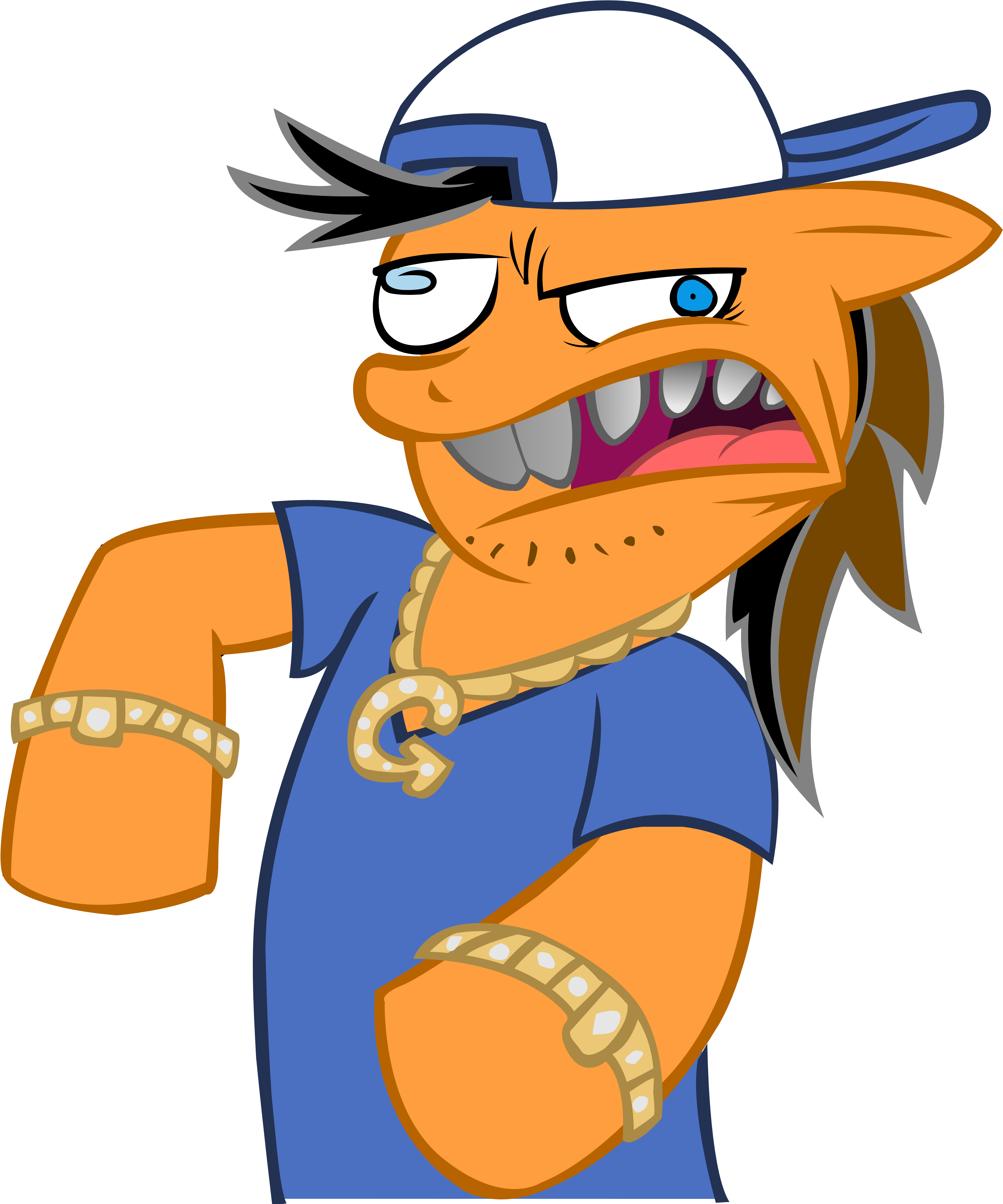 Cartoon Gangster Timmy Turner - My Little Pony Gangster Edition.