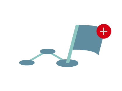 Click The Flag Icon In The Header, You Can Create Your - Circle (418x314)