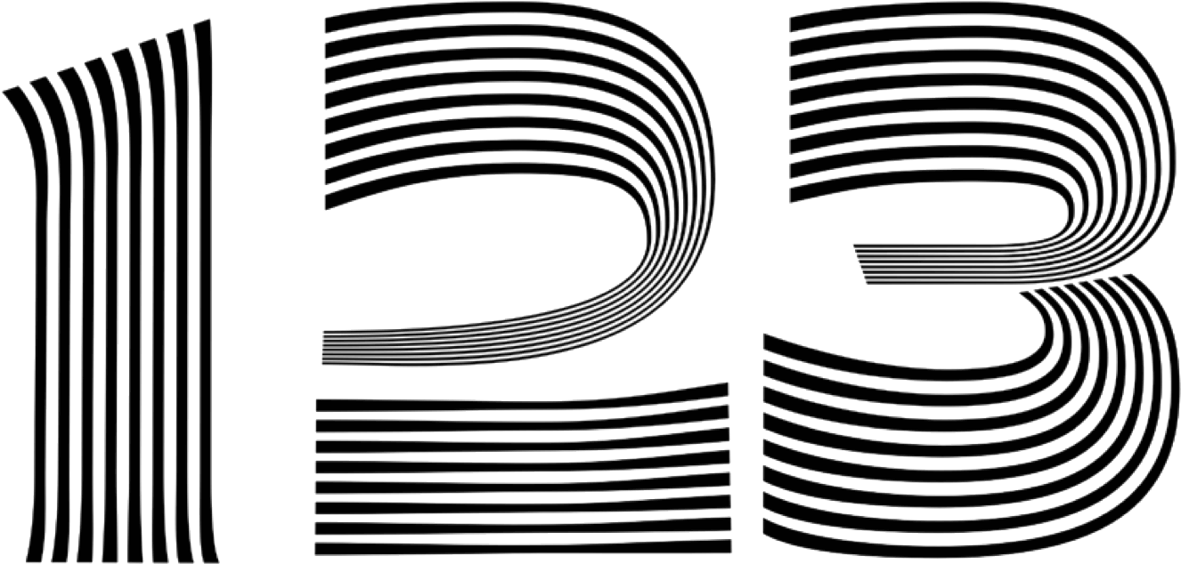 The Numbers One Two And Three With Several Inlines - The Numbers One Two And Three With Several Inlines (1446x742)
