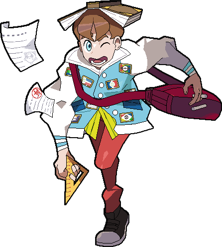 School Expert Nestor By Elazulmax - Cartoon (446x497)