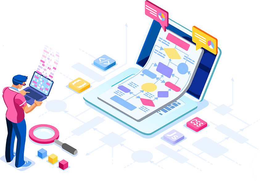 Our Team Of Specialist Development Experts And Tech - Illustration (843x586)
